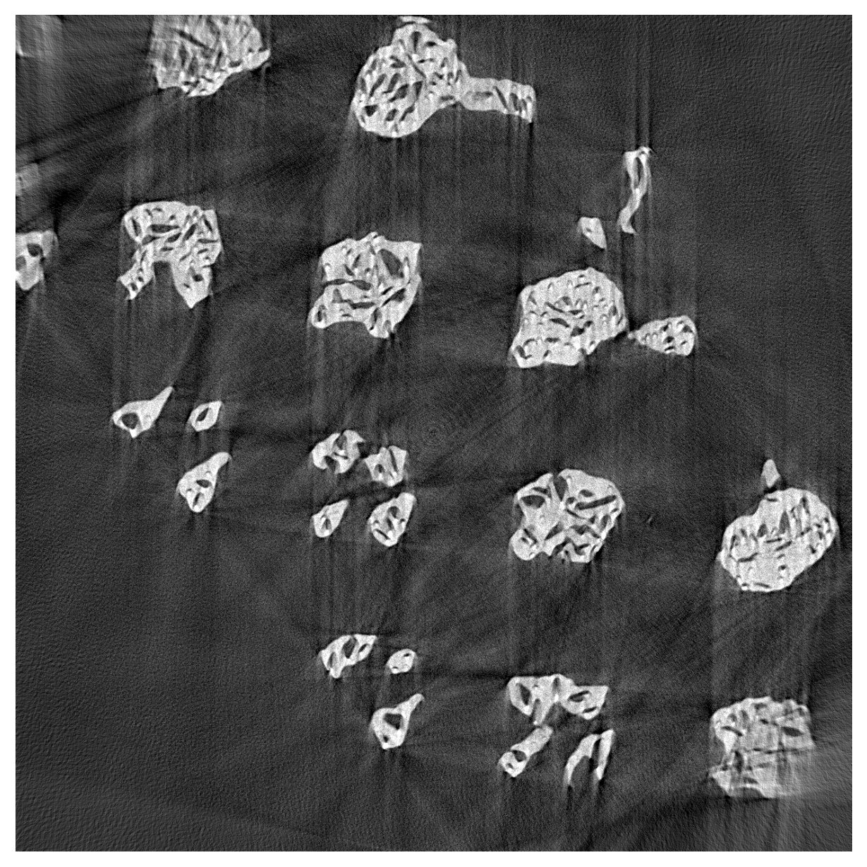 Central slice of the reference real-world lattice reconstruction